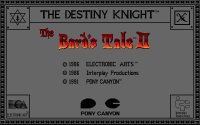 Cкриншот The Bard's Tale II: The Destiny Knight, изображение № 1721140 - RAWG