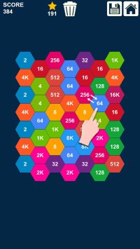 Cкриншот Hexagons 2048 Puzzle: Swap n Merge Numbers, изображение № 2385370 - RAWG