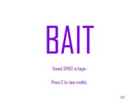 Cкриншот Bait (itch), изображение № 1608236 - RAWG