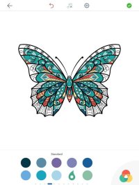 Cкриншот Adult Butterfly Coloring Book, изображение № 961827 - RAWG