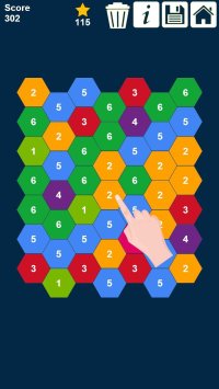 Cкриншот Hexa Merge Puzzles: Match 3 Hexa Puzzles, изображение № 2641817 - RAWG