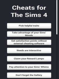 Cкриншот Cheats for The Sims 4 Tips & Tricks, изображение № 2111731 - RAWG