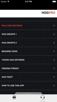 Cкриншот REAL Hog Calls - Hog Hunting Calls + Boar Calls BLUETOOTH COMPATIBLE, изображение № 1729334 - RAWG