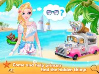 Cкриншот Princess Beach Hidden Object - Puzzle & Dress Up, изображение № 1739436 - RAWG