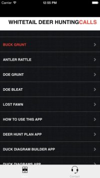Cкриншот Whitetail Hunting Calls-Deer Buck Grunt -Buck Call - AD FREE - BLUETOOTH COMPATIBLE, изображение № 1729298 - RAWG