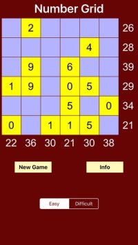 Cкриншот NumberGrid, изображение № 1639224 - RAWG