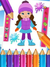 Cкриншот Little Girls Colorbook Drawing to Paint Coloring Game for Kids, изображение № 1632747 - RAWG
