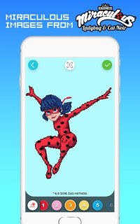 Cкриншот RAINBOW Color by Number - Miraculous Ladybug Art, изображение № 1449521 - RAWG