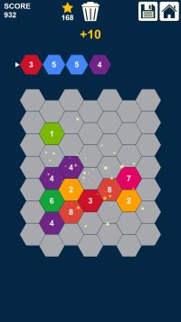 Cкриншот Hexagons Puzzle: Slide n Clear Numbers, изображение № 2373186 - RAWG