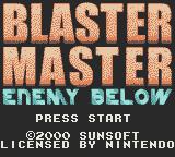 Cкриншот Blaster Master: Enemy Below (2000), изображение № 742640 - RAWG