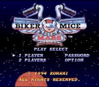 Cкриншот Biker Mice from Mars (1994), изображение № 761266 - RAWG