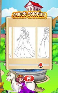 Cкриншот Princess Coloring Game, изображение № 1555362 - RAWG