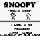 Cкриншот Snoopy's Magic Show, изображение № 751989 - RAWG