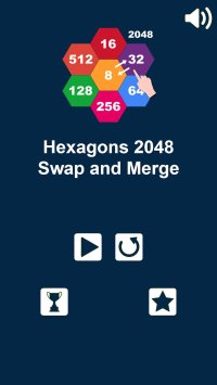 Cкриншот Hexagons 2048 Puzzle: Swap n Merge Numbers, изображение № 2385368 - RAWG