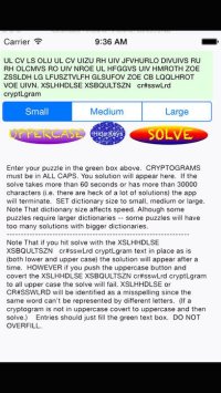 Cкриншот Crossword Cryptogram Solver iPhone, изображение № 1836126 - RAWG