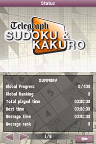 Cкриншот TELEGRAPH SUDOKU & KAKURO, изображение № 254945 - RAWG