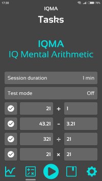 Cкриншот IQMA - IQ Mental Arithmetic, изображение № 1707187 - RAWG