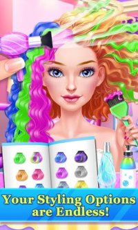 Cкриншот Hair Stylist Fashion Salon ❤ Rainbow Unicorn Hair, изображение № 1592856 - RAWG