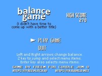 Cкриншот balance game, изображение № 2617035 - RAWG