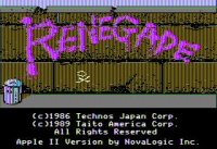 Cкриншот Renegade (1986), изображение № 737452 - RAWG