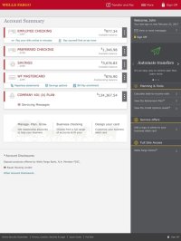 Cкриншот Wells Fargo Mobile, изображение № 2015852 - RAWG