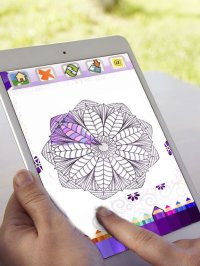 Cкриншот Mandala Coloring Book Adults Calm Color Therapy, изображение № 1632759 - RAWG