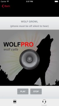 Cкриншот REAL Wolf Calls and Wolf Sounds for Wolf Hunting - BLUETOOTH COMPATIBLEi, изображение № 1729624 - RAWG