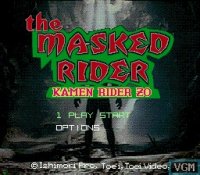 Cкриншот The Masked Rider: Kamen Rider ZO, изображение № 2149571 - RAWG