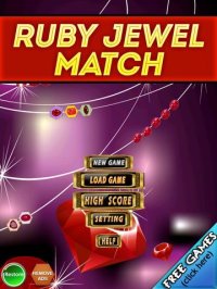 Cкриншот A Ruby Jewel Match: Free Gem 3 Matching Fun Brain Puzzle Games, изображение № 954276 - RAWG