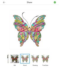 Cкриншот Adult Butterfly Coloring Book, изображение № 961820 - RAWG