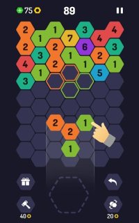 Cкриншот UP 9 - Hexa Puzzle! Merge Numbers to get 9, изображение № 1450470 - RAWG