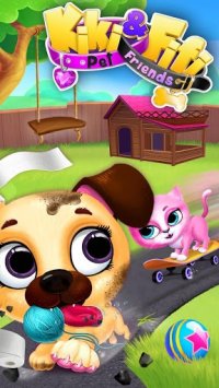 Cкриншот Kiki & Fifi Pet Friends - Furry Kitty & Puppy Care, изображение № 1592164 - RAWG
