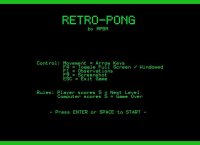 Cкриншот RETRO-PONG, изображение № 1608122 - RAWG