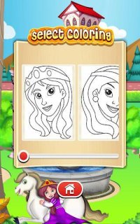 Cкриншот Princess Coloring Game, изображение № 1555360 - RAWG