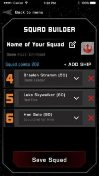 Cкриншот X-Wing Squad Builder by FFG, изображение № 1619198 - RAWG