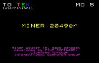 Cкриншот Miner 2049er, изображение № 727205 - RAWG