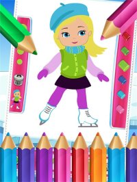 Cкриншот Little Girls Colorbook Drawing to Paint Coloring Game for Kids, изображение № 1632749 - RAWG