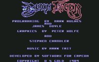 Cкриншот Black Tiger (1987), изображение № 747589 - RAWG