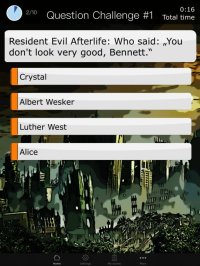 Cкриншот Zombie Quiz App for the Resident Evil Movies, изображение № 1650049 - RAWG