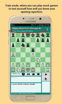 Cкриншот Chess Repertoire Manager PRO - Build, Train & Play, изображение № 2084789 - RAWG