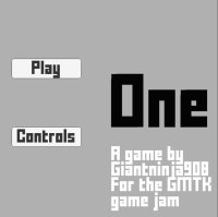Cкриншот One, a game made for the GMTK Game Jam 2019, изображение № 2114634 - RAWG