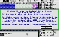 Cкриншот Ultima II: The Revenge of the Enchantress, изображение № 745824 - RAWG