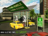 Cкриншот Electric Car Taxi Driver 3D Simulator: City Auto Drive to Pick Up Passengers, изображение № 976485 - RAWG