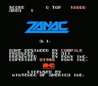 Cкриншот Zanac (1986), изображение № 738866 - RAWG