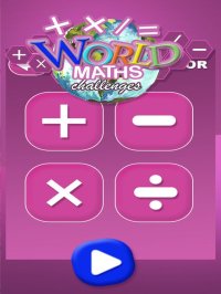 Cкриншот World Math Challenges: Kids Mind Game, изображение № 1678221 - RAWG