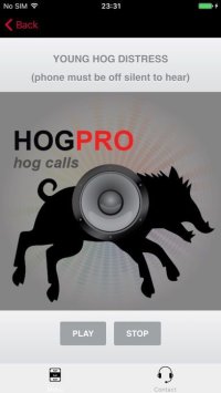 Cкриншот REAL Hog Calls - Hog Hunting Calls - Boar Calls, изображение № 1729296 - RAWG