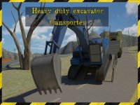 Cкриншот Excavator Transporter Rescue 3D Simulator- Be ready to rescue cars in this extreme high powered excavator transporter game, изображение № 975127 - RAWG