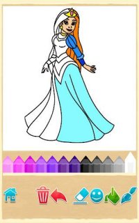 Cкриншот Princess Coloring Game, изображение № 1555357 - RAWG