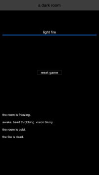 Cкриншот A Dark Room, изображение № 20807 - RAWG