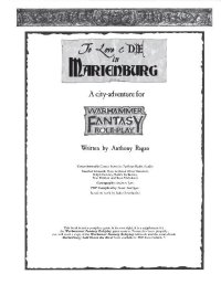 Cкриншот Warhammer Fantasy Roleplay 1st Edition: To Live and Die in Marienburg, изображение № 2394927 - RAWG